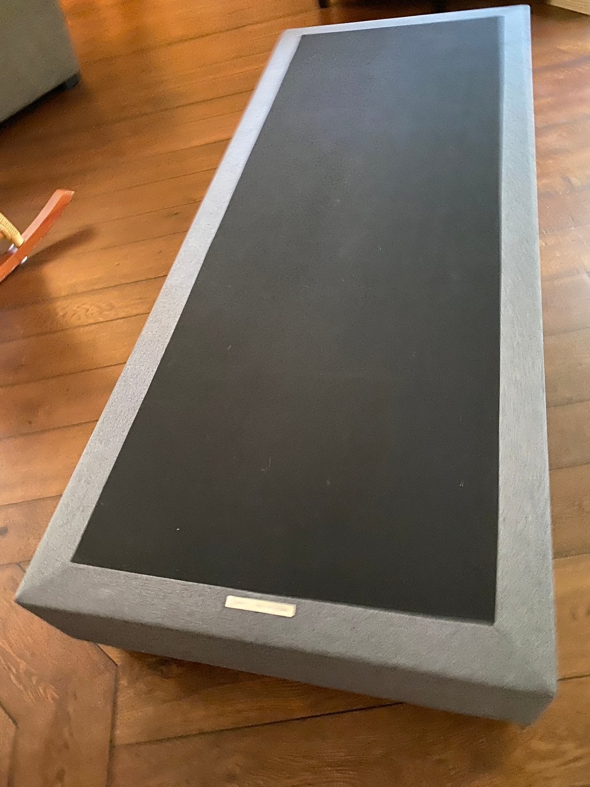 Lattenbodem boxspring 80/200 grijs gestoffeerd, Huis en Inrichting, Slaapkamer | Matrassen en Bedbodems, Ophalen, Eenpersoons
