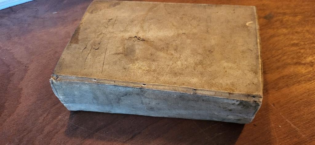 antiek boek van Jacob Cats 1730 Amsterdam., Antiek en Kunst, Antiek | Boeken en Bijbels, Ophalen, Jacob Cats