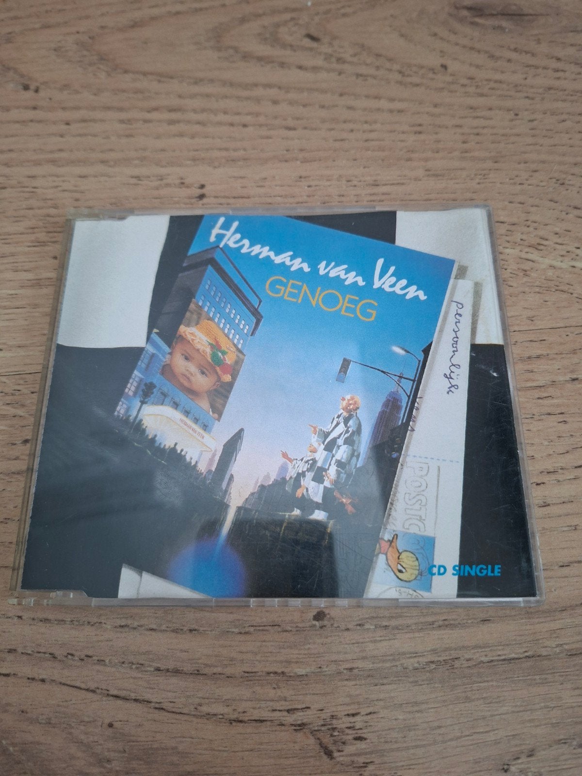 Herman van Veen - Genoeg CD Single, Cd's en Dvd's, Cd Singles, Nederlandstalig, 1 single, Ophalen of Verzenden