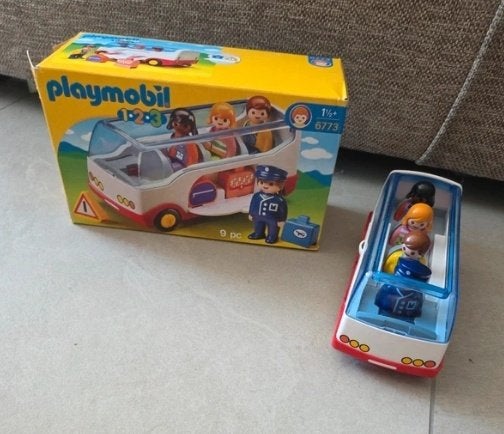 Playmobil 1.2.3. Autobus 6773, Gebruikt, Complete set, Voertuig, 1.2.3