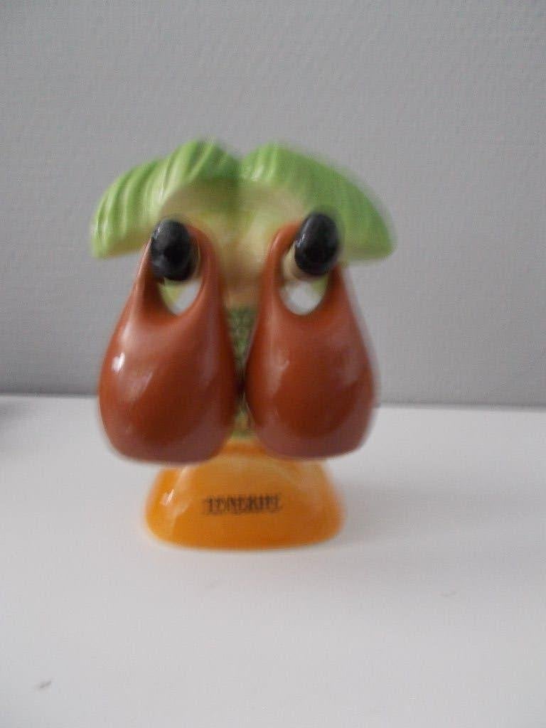 Tenerife palmboom peper- en zoutstel, Overige typen, Ophalen of Verzenden, Zo goed als nieuw, Steen/keramiek