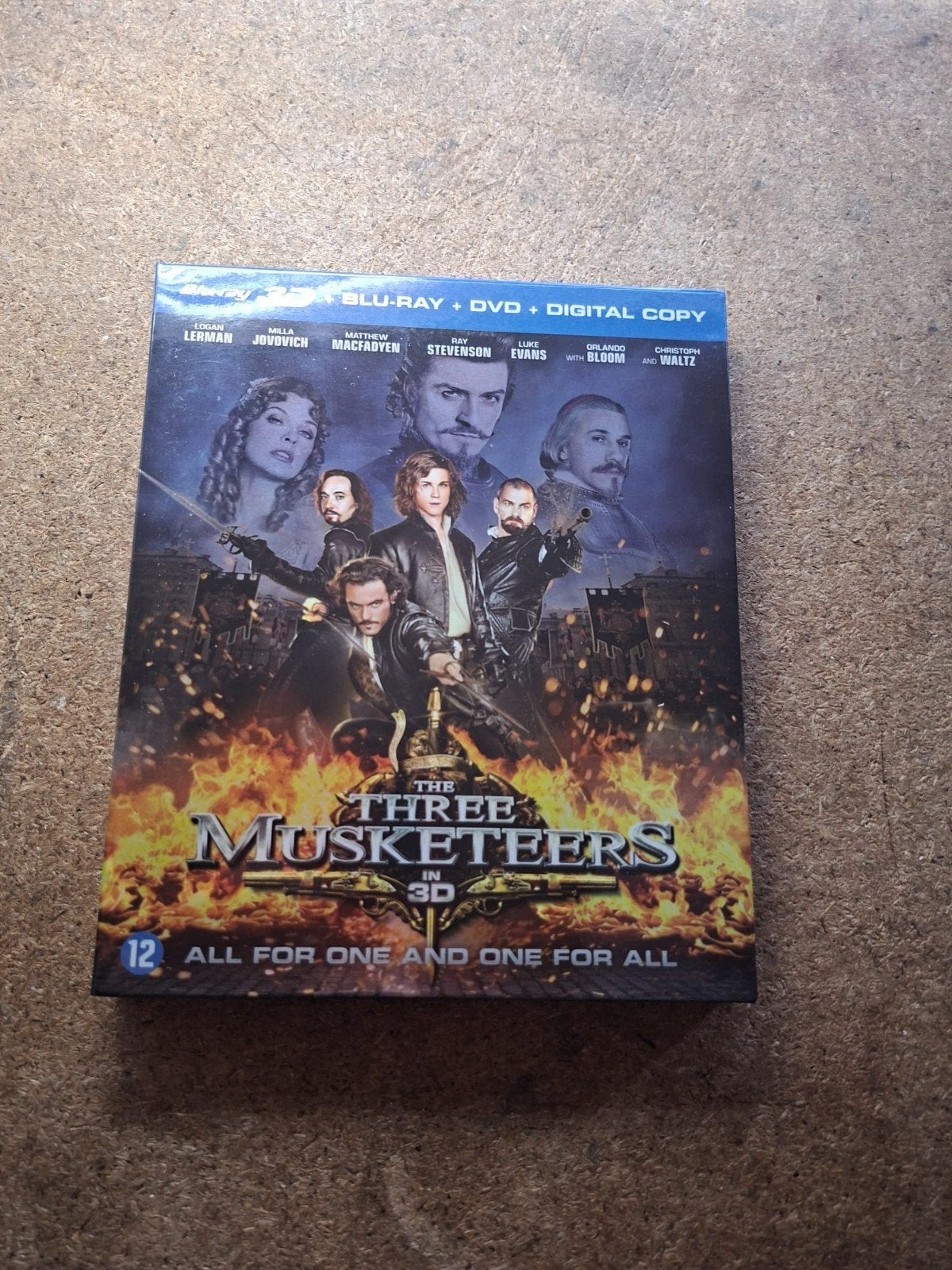 The Three Musketeers 3D Blu-ray + DVD + Digital Copy, Avontuur, Engels, Nederlands, Film