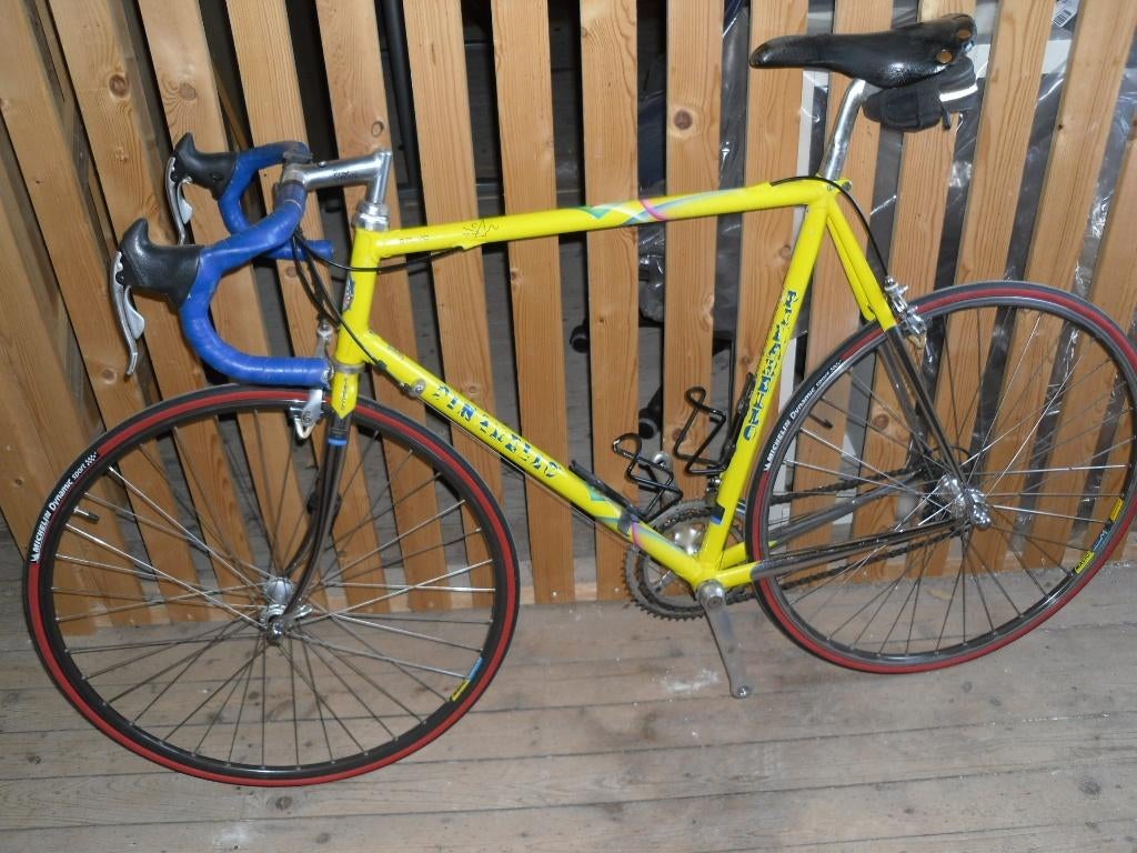 Pinarello Stelvio met Campagnolo 9 speed, 58,5 cm, Staal, Zo goed als nieuw, 15 tot 20 versnellingen, 57 tot 61 cm