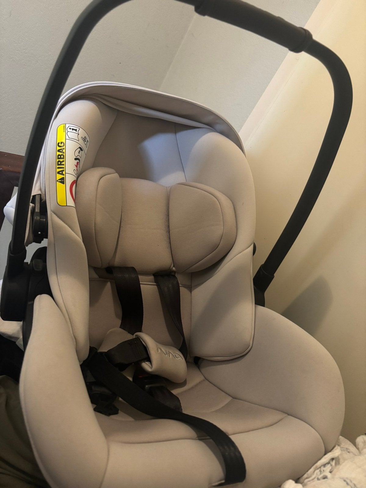 Nuna maxicosi autostoel, Zijbescherming, Zo goed als nieuw, Isofix, 0 t/m 13 kg