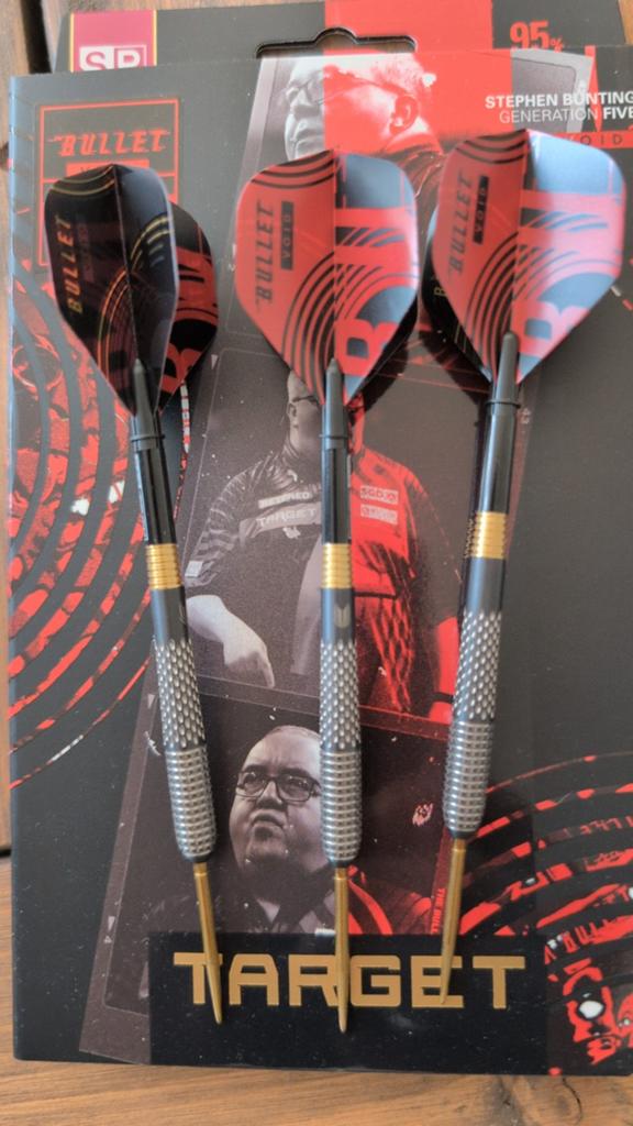 Target Stephen Bunting Bullet Darts 23g, Sport en Fitness, Darts, Ophalen of Verzenden, Nieuw, Pijlen