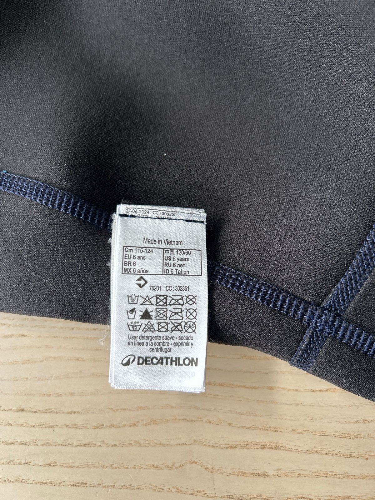 Decathlon duikpak/zwempak voor kinderen, Kleding | Dames, Ophalen of Verzenden, Zo goed als nieuw, Zwart, Overige typen