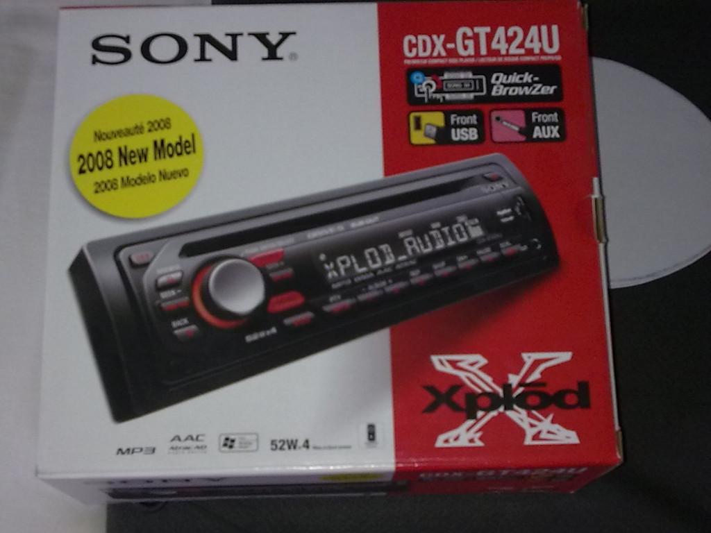 Sony Xplod CDX-GT424U autoradio, Auto diversen, Autoradio's, Ophalen, Zo goed als nieuw