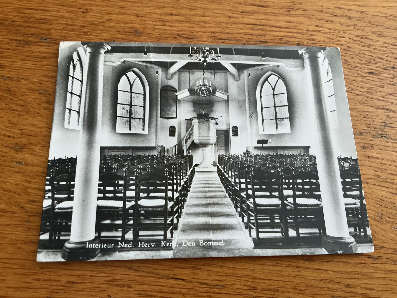 C3569 Den Bommel kerk, Ophalen of Verzenden, 1980 tot heden, Zuid-Holland