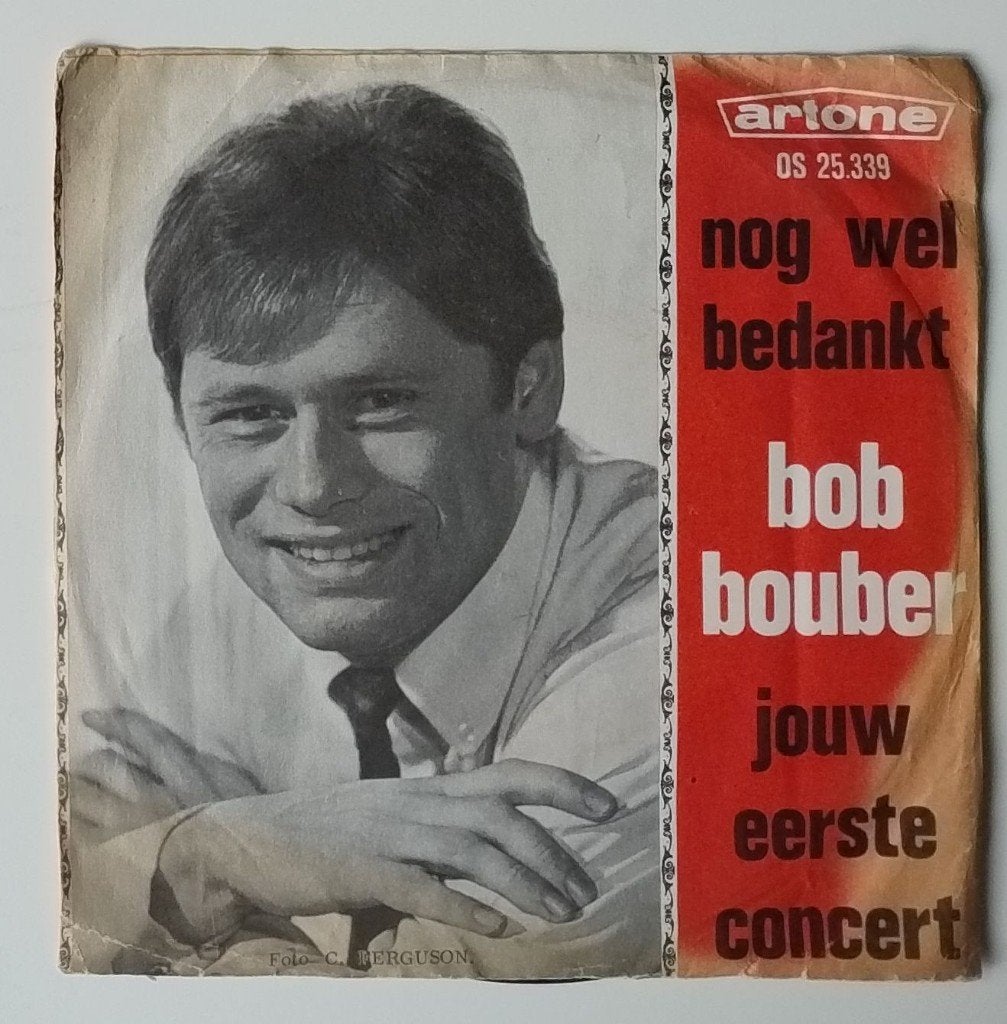 45 toeren plaatje / single BOB BOUBER nog wel bedankt, Gebruikt, 7 inch, Ophalen of Verzenden, Overige typen