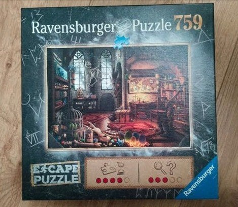 Ravensburger Escape Puzzle 759 stukjes - Magische Werkplaats, Hobby en Vrije tijd, Denksport en Puzzels, Ophalen of Verzenden