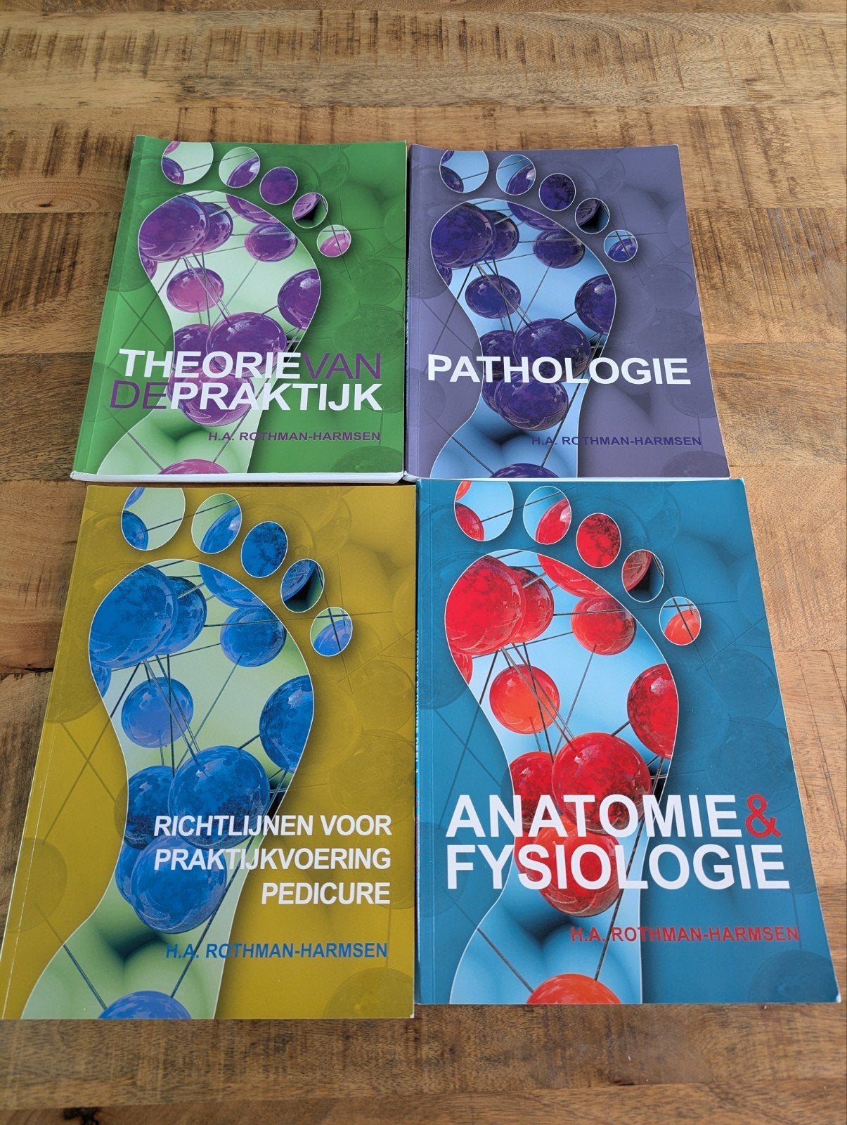 Pedicure opleiding studieboeken, Ophalen of Verzenden, Zo goed als nieuw, H.A. Rothman-Harmsen, Nederlands
