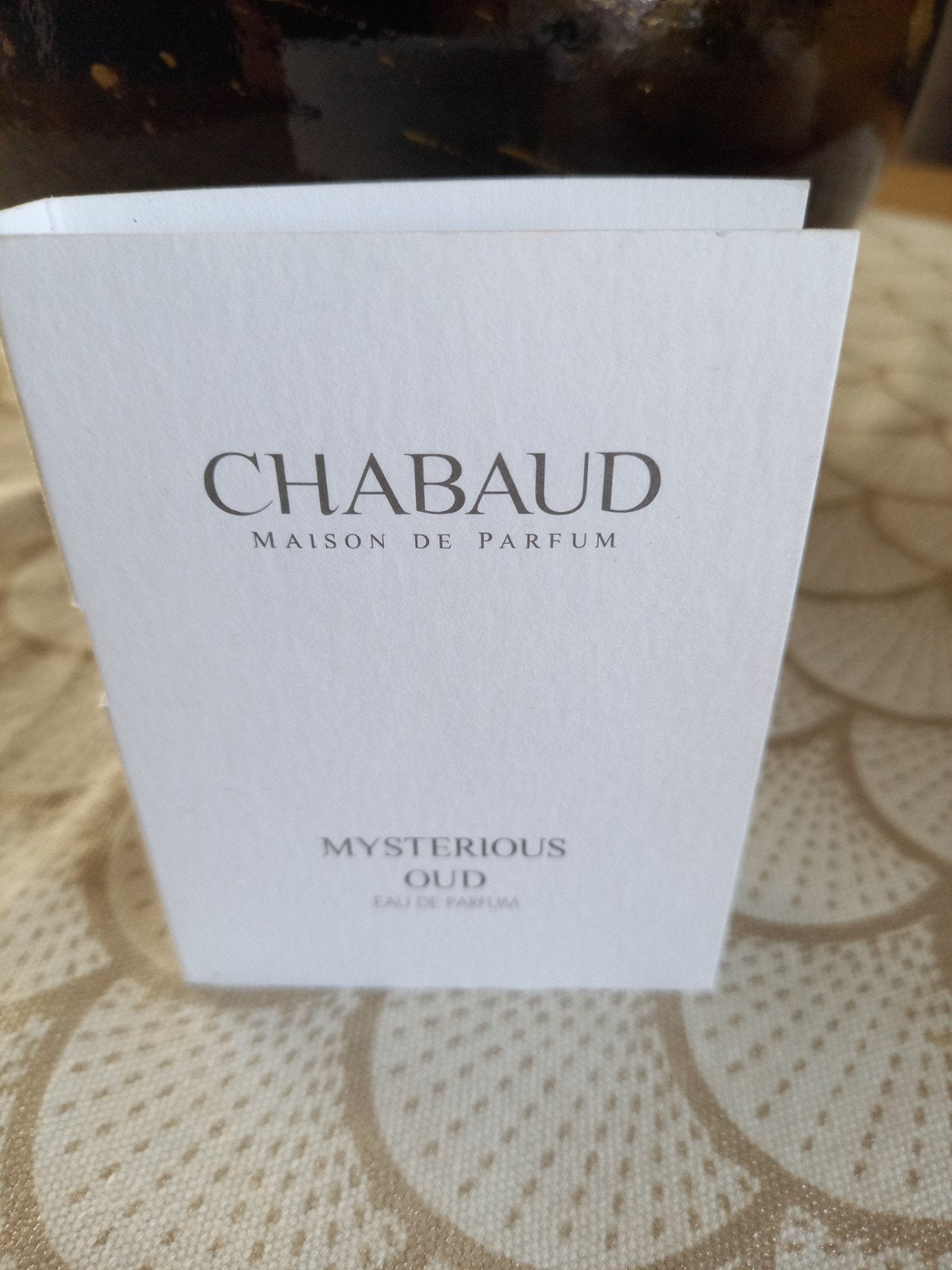 Proefje Mysterious Oud van Chabaud, Sieraden, Tassen en Uiterlijk, Ophalen of Verzenden