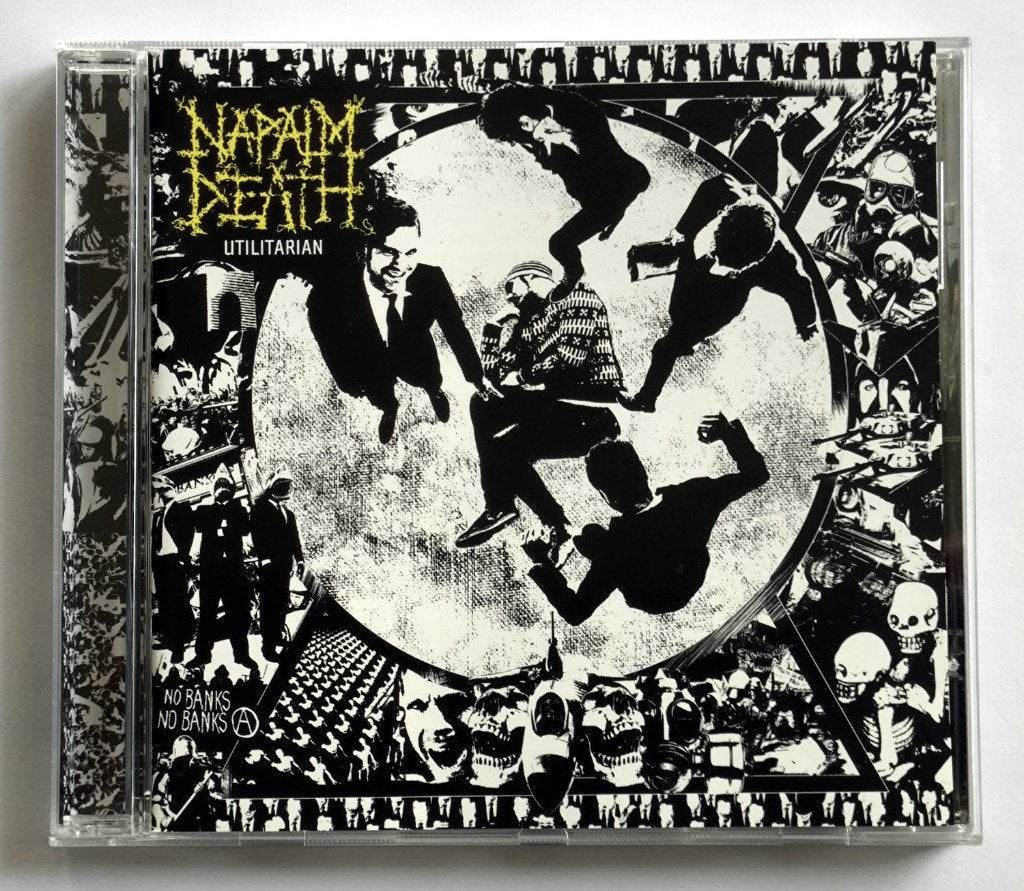 Napalm Death - Utilitarian CD (jewelcase), Gebruikt, Eerste persing, Verzenden, Death metal