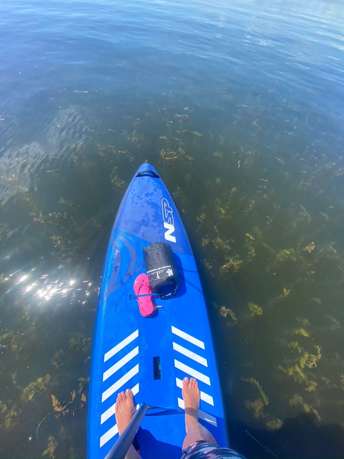 NSP allwater p2 soft touring sup met carbon paddle, Ophalen, Zo goed als nieuw, SUP-boards