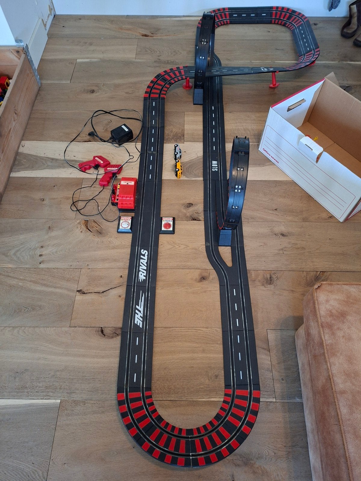 Cartronic racebaan - Werkt niet optimaal, gratis af te halen, Overige merken, Ophalen of Verzenden, Met looping, Elektrisch