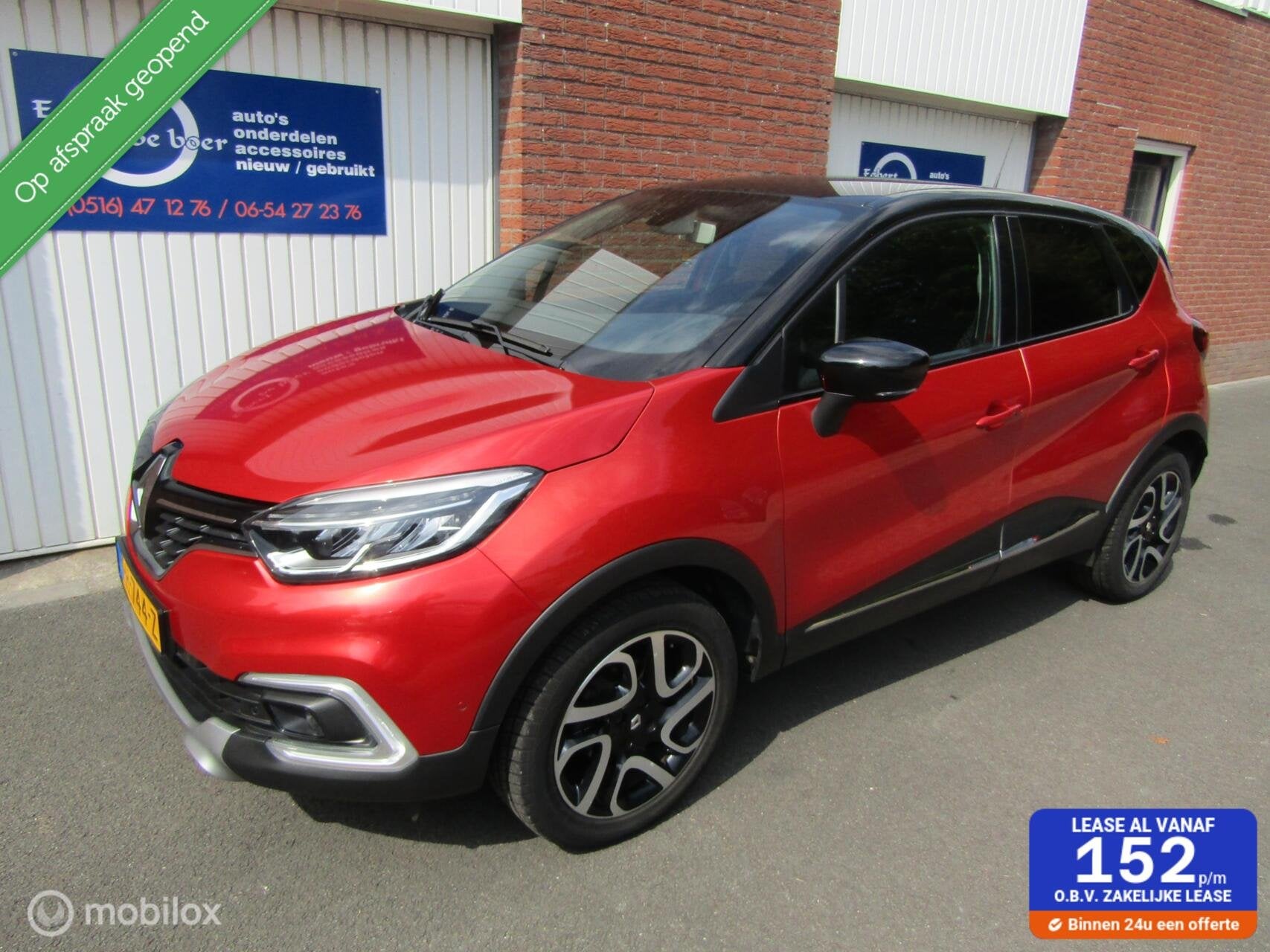 Renault Captur 0.9 TCe Intens bj:2017 146888 km airco cruise, Auto's, Voorwielaandrijving, 898 cc, Stof, Gebruikt