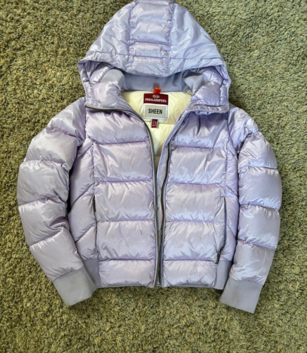 Parajumpers kinderjas - lila, met kleine defecten, Ophalen of Verzenden, Gebruikt, Jongen of Meisje