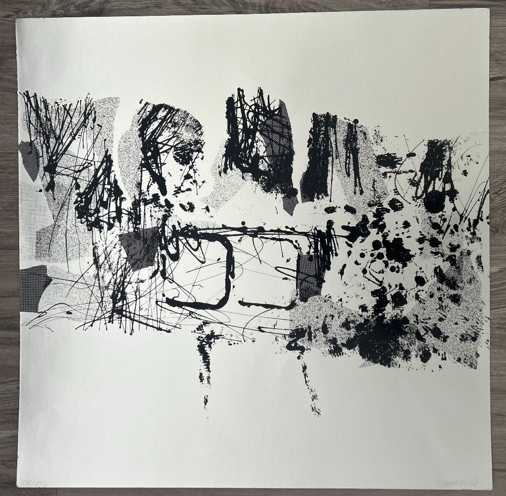 Zeefdruk W. Kloppers  ZOMEROPRUIMING, Antiek en Kunst, Kunst | Litho's en Zeefdrukken, Gesigneerd, Verzenden, Zeefdruk