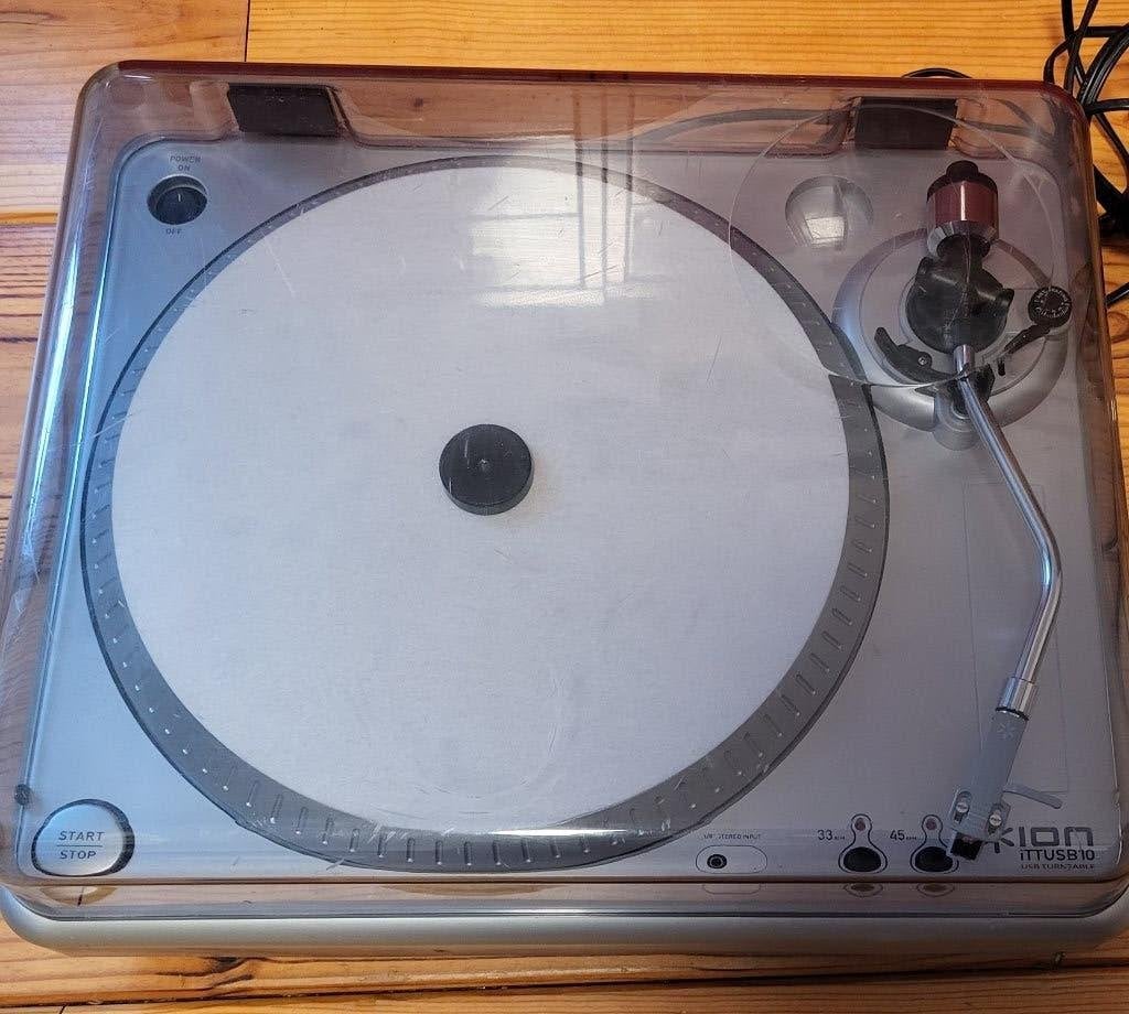 ION   USB-platenspeler, Zo goed als nieuw, USB-aansluiting, Platenspeler, Ophalen