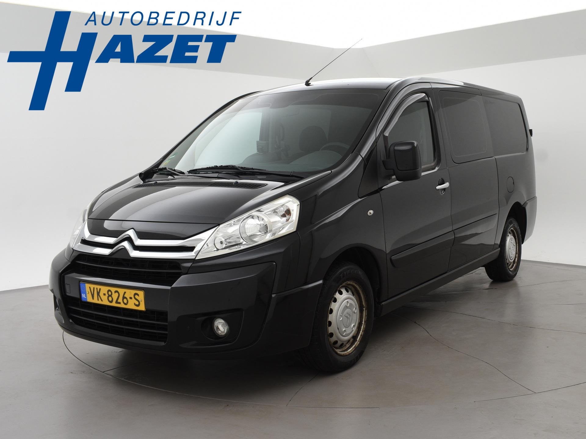 Citroen Jumpy 12 2.0 HDI L2H1 163 PK 5-PERS DUBBEL CABINE +, Voorwielaandrijving, Euro 5, Stof, Gebruikt
