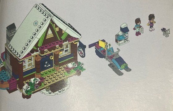 Gave set Lego 41323 Wintersport chalet – skihut – skihuis, Kinderen en Baby's, Speelgoed | Duplo en Lego, Compleet, Lego, Friends