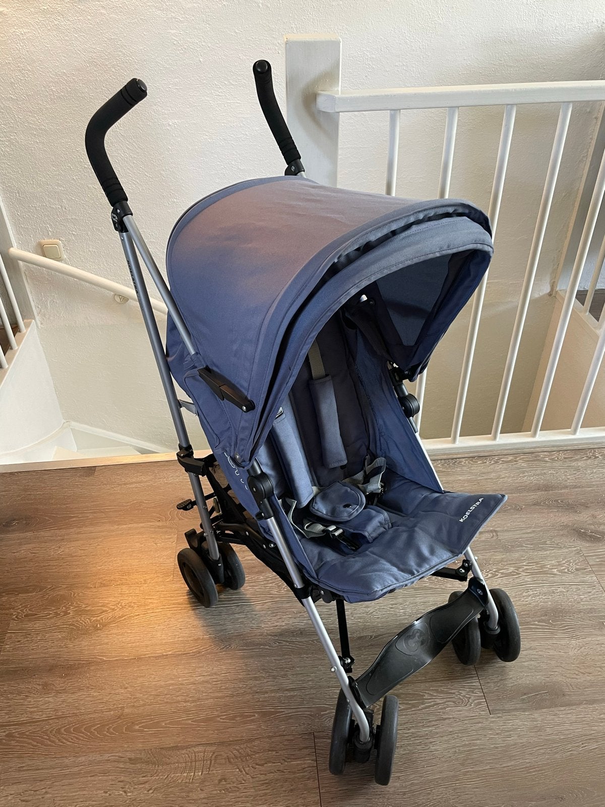 Koelstra Simba T4 Buggy - Blauw, Zo goed als nieuw, Ophalen, Zo goed als nieuw, Koelstra, Verstelbare rugleuning