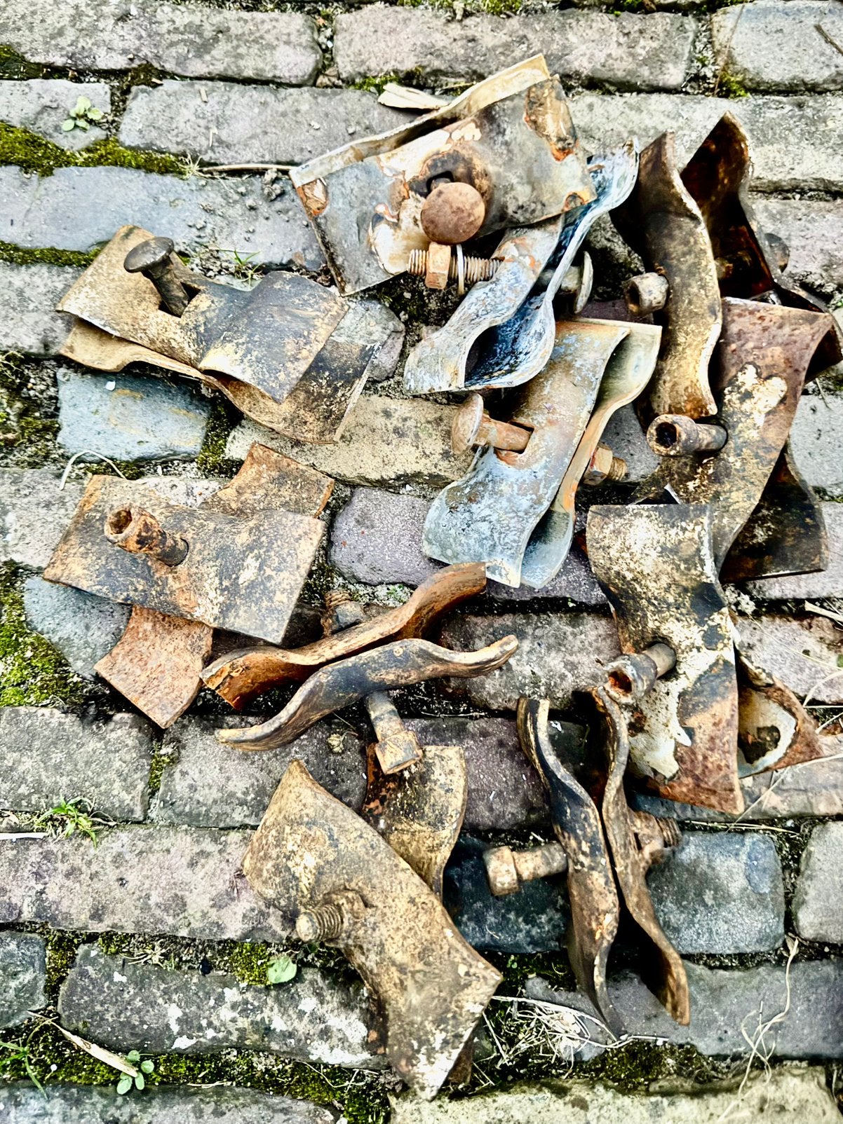 11 Bouwhekklemmen | verbindingsklem bouwhek, Ophalen of Verzenden, Gebruikt