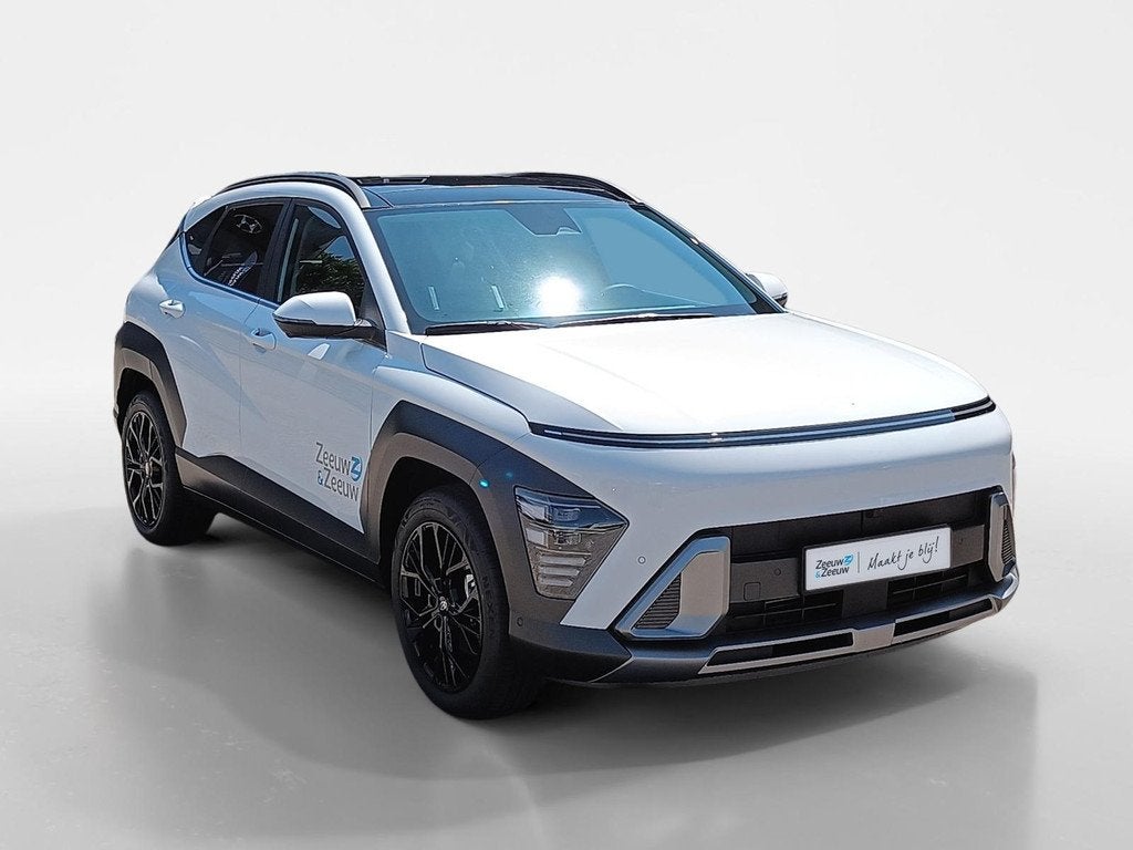 Hyundai Kona 1.6 GDI HEV Premium Sky |, Auto's, Hyundai, 12 maanden, 137 pk, Gebruikt, Euro 6
