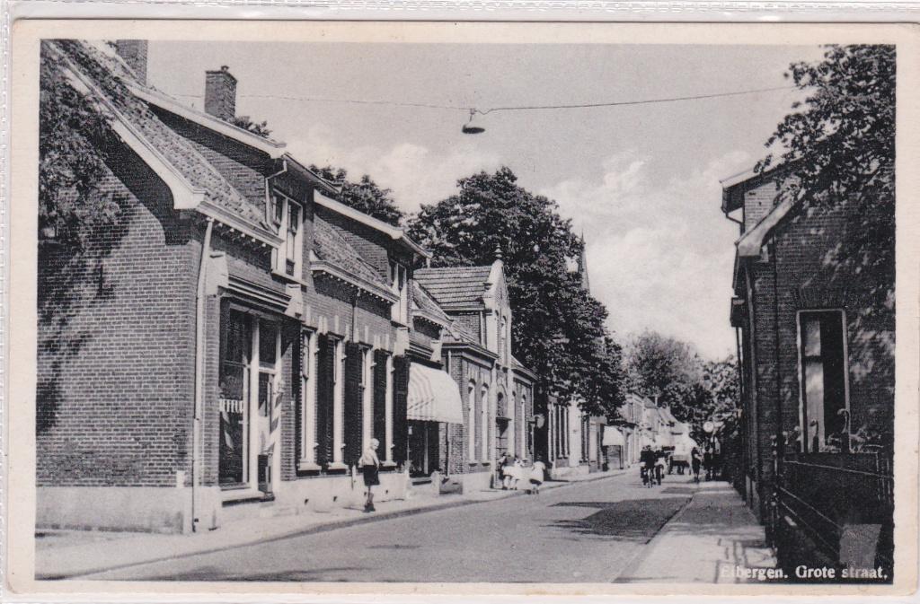 18379 Grote straat Eibergen Achterhoek Neede Borculo, Verzenden, 1920 tot 1940, Ongelopen, Gelderland