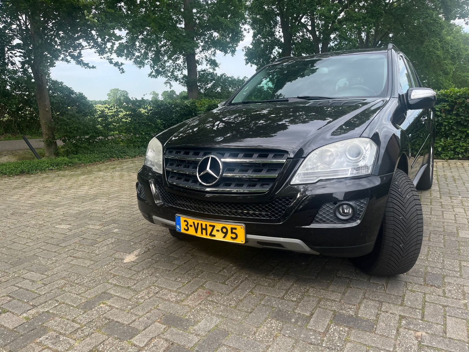Mercedes-Benz M-klasse ML 2010, Auto's, Automaat, Euro 5, Zwart, 2987 cc