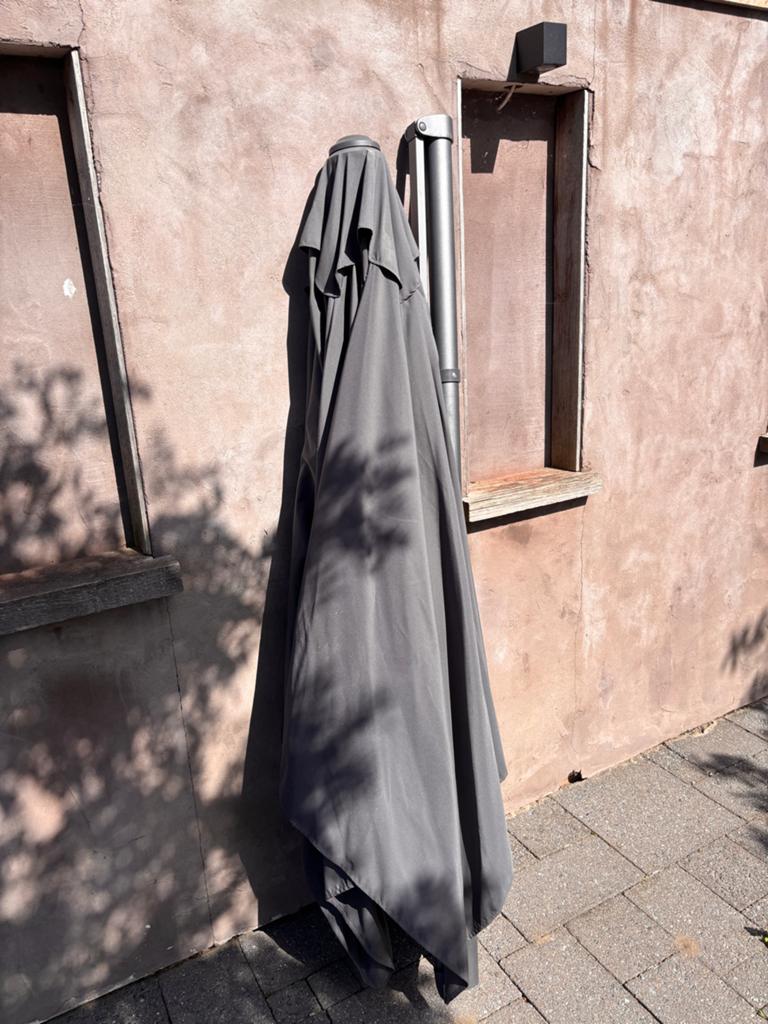 Parasol, Ophalen, Verstelbaar, 2 tot 3 meter, Zweefparasol