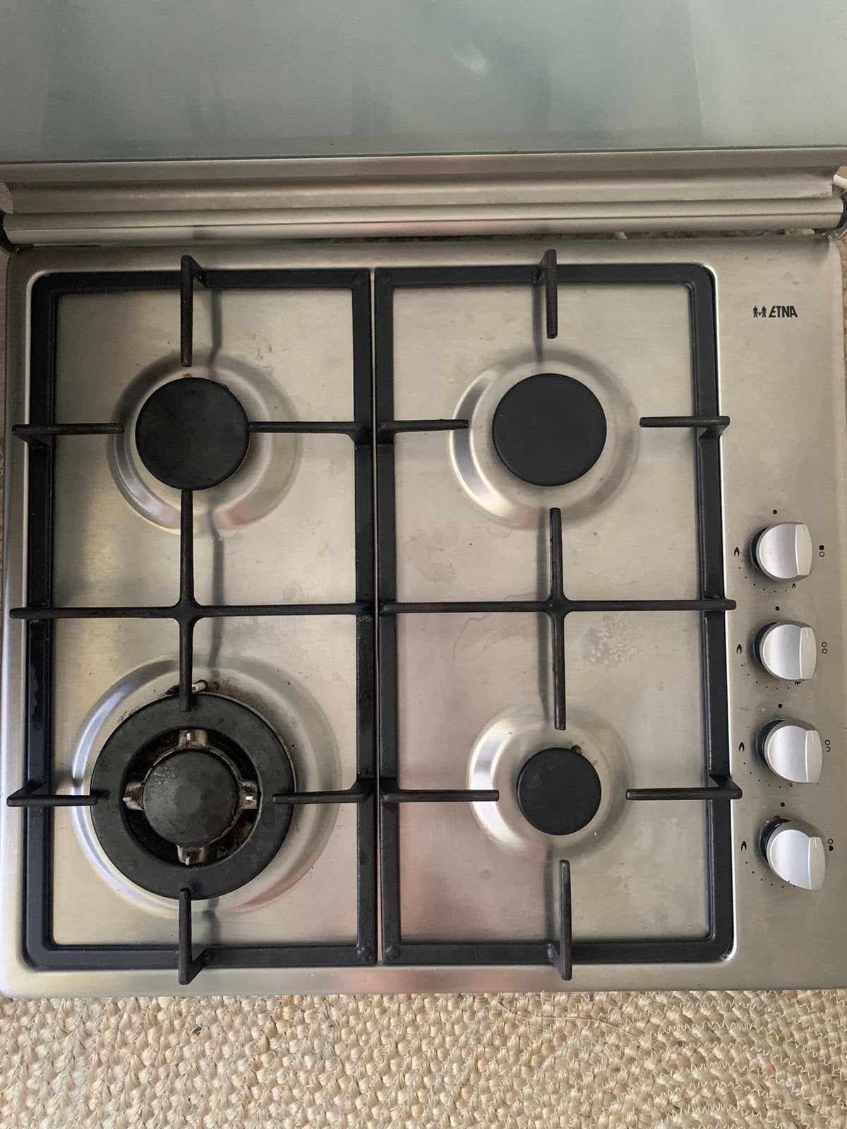 Gas kookplaat kooktoestel Etna, Ophalen, 4 kookzones, Zo goed als nieuw, Gas
