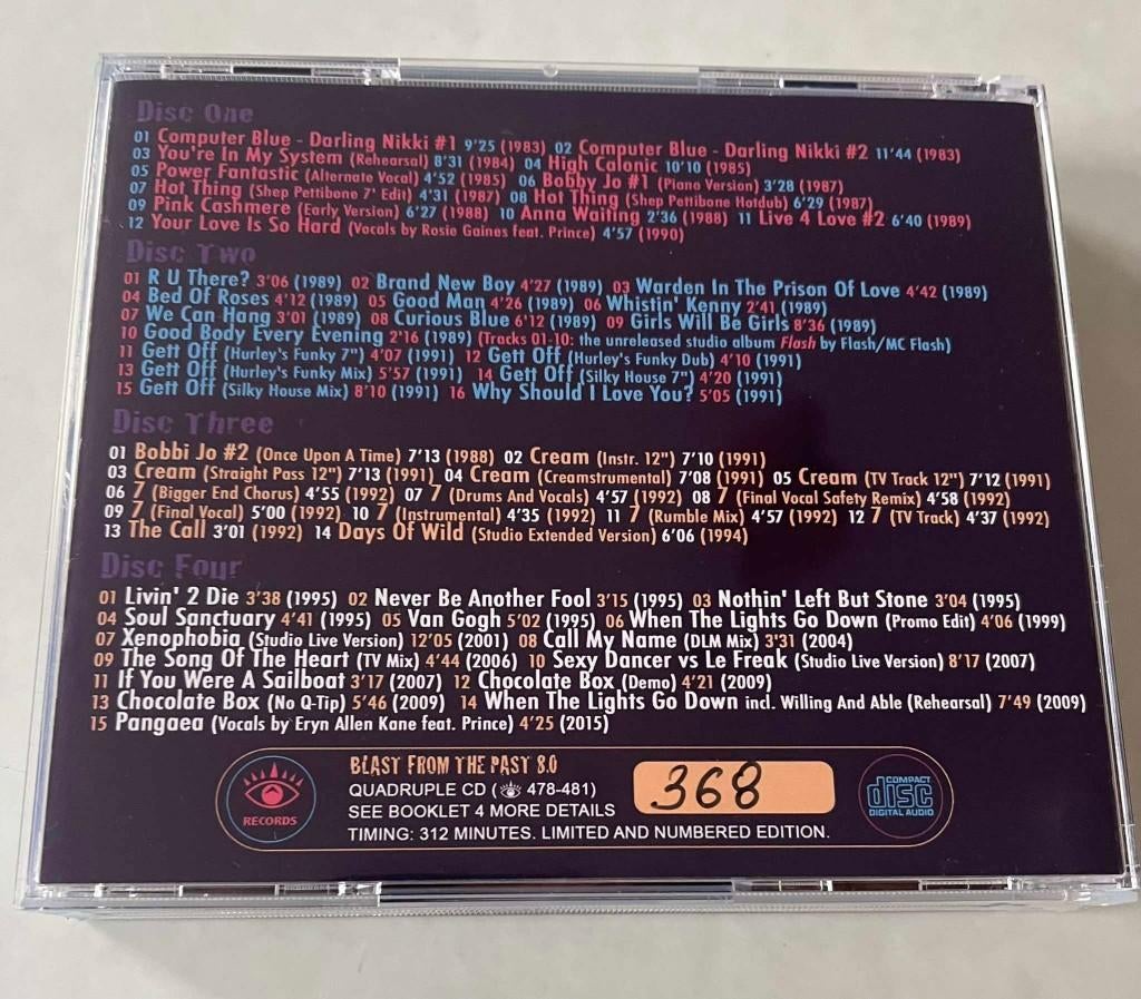 Prince - Blast From The Past 8.0 4CD, Cd's en Dvd's, Verzenden, Nieuw in verpakking