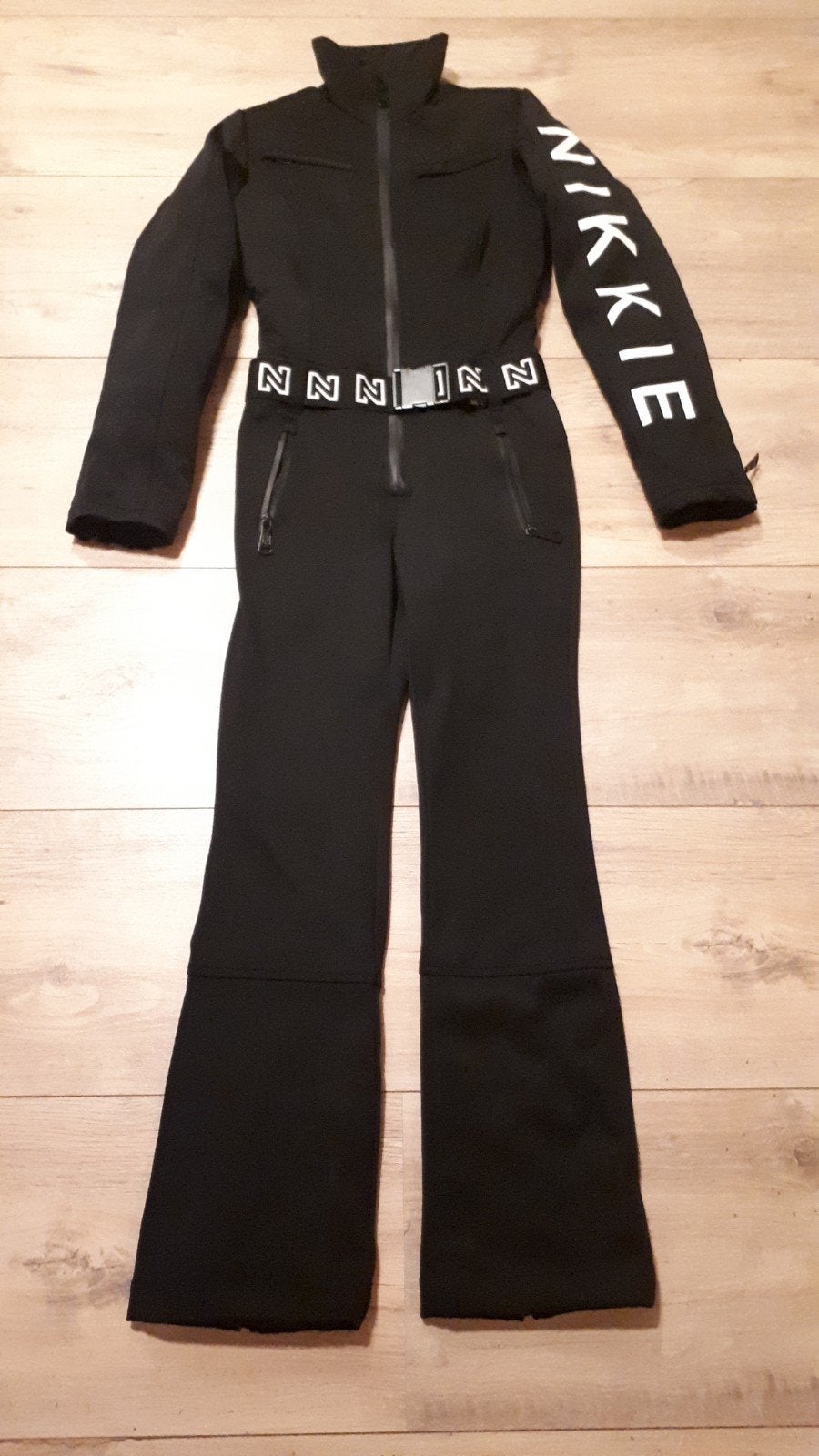 Nikkie ski-pak zwart maat 34, Ophalen of Verzenden, Zo goed als nieuw, Nikkie, Maat 34 (XS) of kleiner