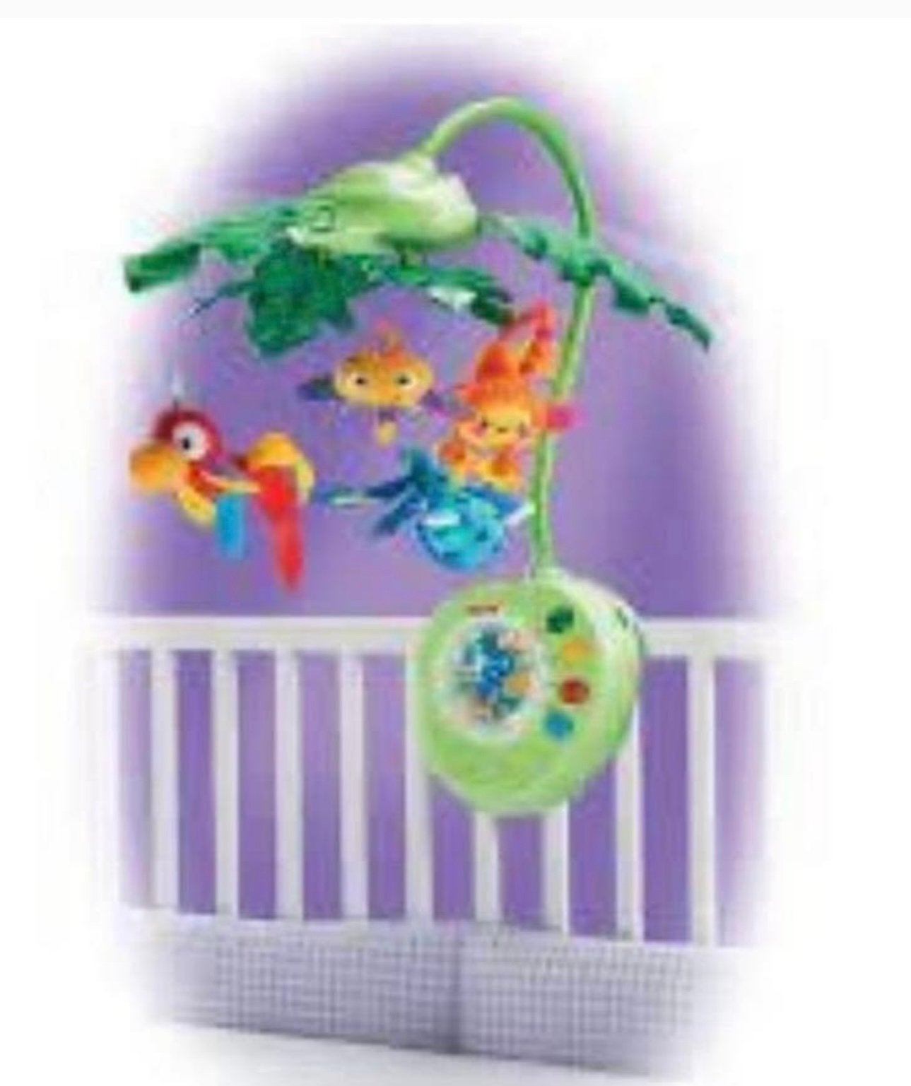 Fisher-price Raiforest box muziek mobile, Ophalen, Zo goed als nieuw