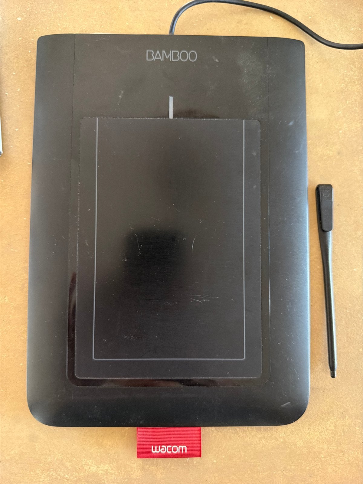Wacom Bamboo CTL-460 tekentablet met pen, Computers en Software, Tekentablets, Ophalen of Verzenden, Gebruikt, Bedraad