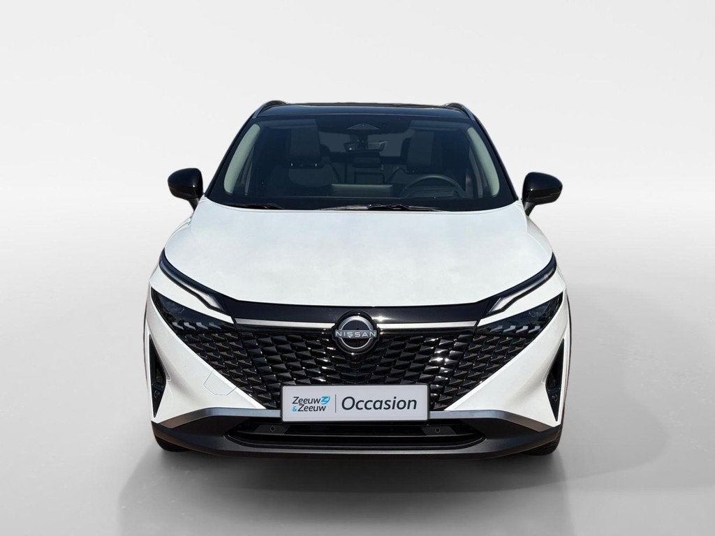 Nissan Qashqai 1.3 MHEV Xtronic N-Connecta *Automaat*Navi+36, Auto's, Nissan, Euro 6, 4 cilinders, Leder en Stof, Wit
