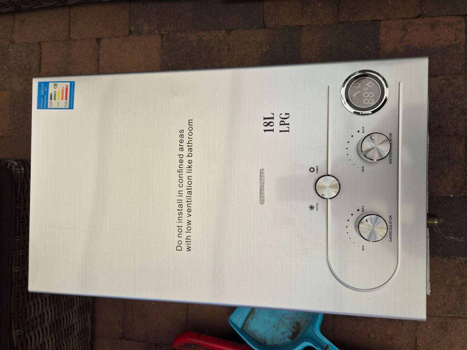 propaan geiser, Minder dan 20 liter, Ophalen, Geiser