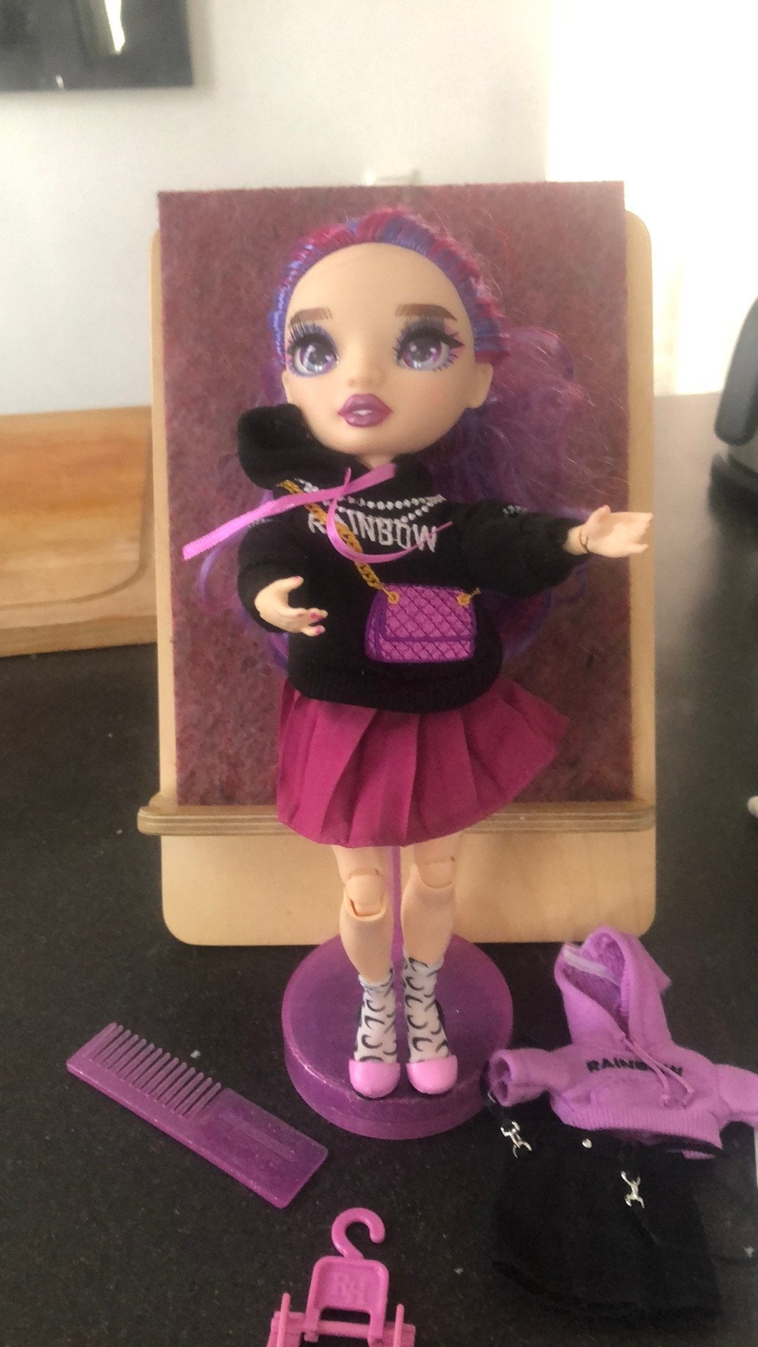 Rainbow high fashiondoll, Ophalen of Verzenden, Zo goed als nieuw, Pop