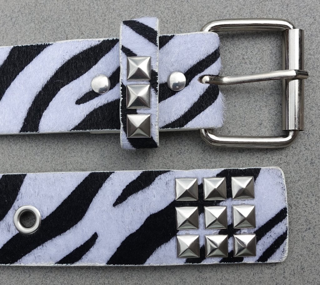 moderne damesriem in zebraprint 105 x 3,8 cm - ongebruikt, Kleding | Dames, Riemen en Ceinturen, Overige kleuren, Nieuw, Tailleriem