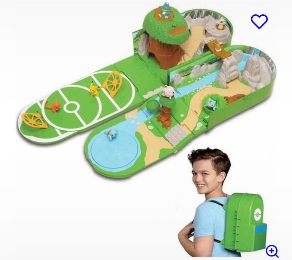 Pokémon speelrugzak Bandai playset, Ophalen, Zo goed als nieuw