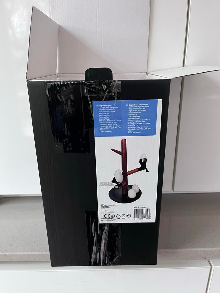 Design LED lamp 'Vogeltjes' met sensor en dimfunctie, Ophalen of Verzenden, Nieuw