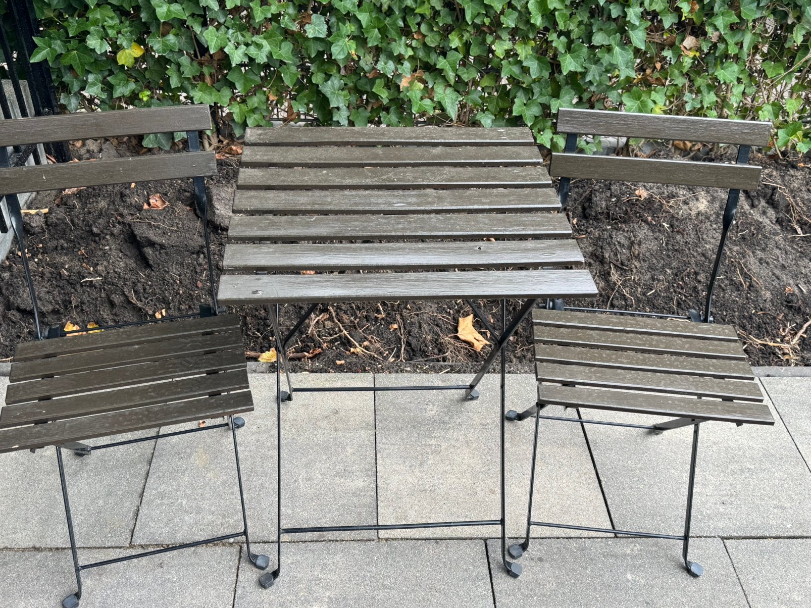 Tarno bistroset, Tuin en Terras, Tuinsets en Loungesets, Ophalen, Zo goed als nieuw, Hout, 2 zitplaatsen