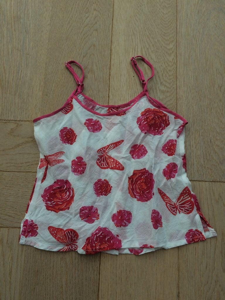 ZGAN leuke zomer top roze/rood Lofff mt 104, Meisje, Ophalen of Verzenden, Zo goed als nieuw, Lofff