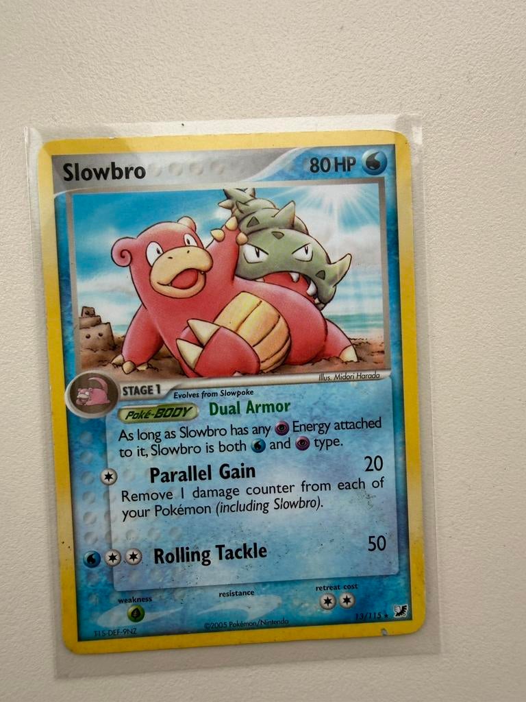 Slowbro Pokemon kaart, Ophalen of Verzenden, Zo goed als nieuw