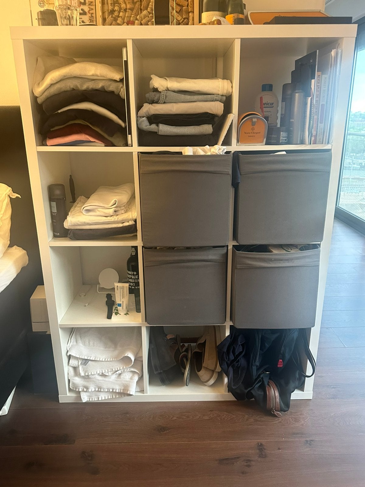Kallax kast IKEA 4 x 3 vakjes, Ophalen, 100 tot 150 cm, 100 tot 150 cm, Zo goed als nieuw