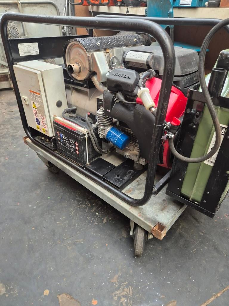 Europower EP10000E H/MA generator 10Kva 19 pk Honda, Ophalen, Zo goed als nieuw, Benzinemotor, 1800 rpm of meer
