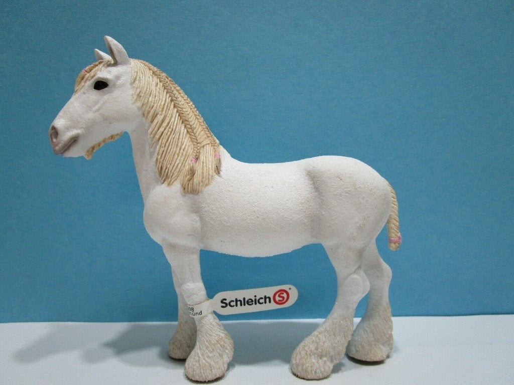 Schleich 13735 shire merrie, dierfiguur, Ophalen of Verzenden, Gebruikt, Paard, Beeldje of Figuurtje