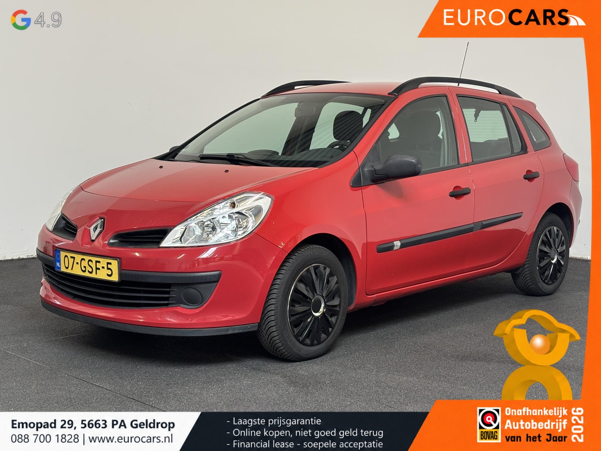 Renault Clio Estate 1.2 TCE Expression Radio Elektrische ram, Auto's, Voorwielaandrijving, Gebruikt, 4 cilinders, 1095 kg