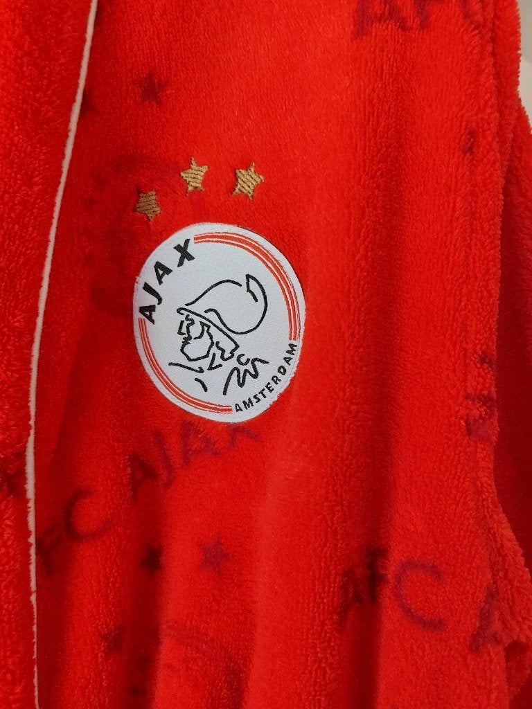 Zgan Ajax badjas maat 146/152, Kinderen en Baby's, Ajax, Overige typen, Ophalen of Verzenden, Zo goed als nieuw
